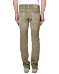 Care Label Green Casual Trouser for men