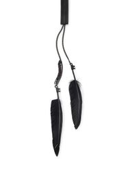 Ann Demeulemeester | Black Kenya Feather & Leather Long Lariat Necklace | Lyst