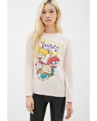 rugrats hoodie pink