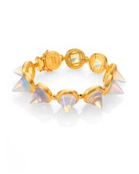 Eddie Borgo | Metallic Gemstone Cone Bracelet | Lyst