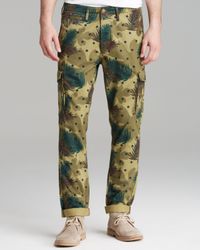 cherry red camo cargo pants