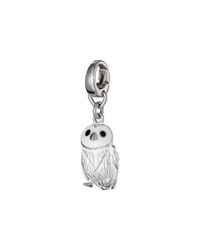 Fossil Snow Owl Charm Bracelet in Silver (Metallic) - Lyst