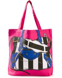 My Other Bag Carrie Tote Bag In Pink Purple Blue Lyst My Other Bag Carrie Tote Bag In Pink Purple Blue Lyst