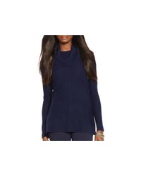 Pink Pony | Blue Lauren Cashmere Cowl Neck Sweater - Bloomingdale's Exclusive | Lyst