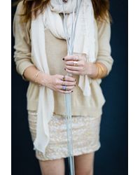 Melinda Maria - Metallic Cigar Band Ring - Lyst