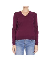 Polo Ralph Lauren | Purple Sweater | Lyst