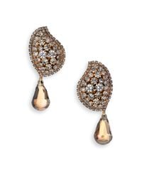 Erickson Beamon | Metallic Hello Sweetie 24K Gold-Plated Earrings | Lyst