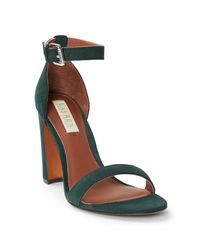 Ralph Lauren | Green Kendal Suede Sandal | Lyst