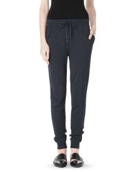 Alexander Wang Blue Lightweight French Terry Sweatpants