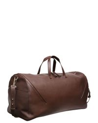 Bonastre | Brown Vegetable Tanned Leather Duffle Bag for Men | Lyst