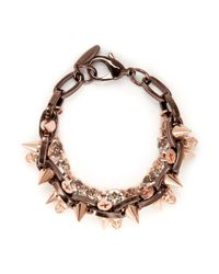 Joomi Lim | Metallic Skull Crystal Spike Bracelet | Lyst