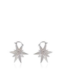 Noor Fares | Metallic Geometry 101 Merkaba Dormeuse 3d Earrings | Lyst