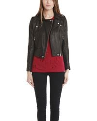 IRO | Black Ashville Leather Jacket | Lyst