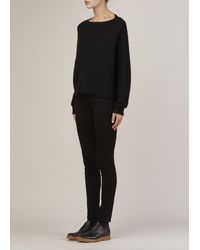 Lauren Manoogian | Black Boatneck Pullover | Lyst
