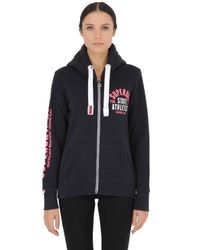 Superdry | Blue Zip-up Track & Field Sweatshirt for Men | Lyst