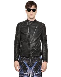 just cavalli leather jacket