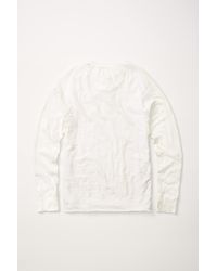 Rag & Bone | White Raglan Henley for Men | Lyst