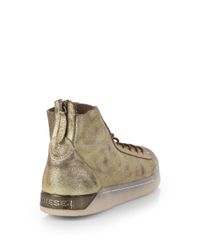 diesel tempus diamond high top sneakers