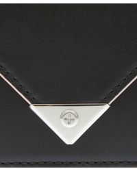 Alexander Wang Black Prisma Envelope Clutch Bag