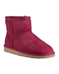 UGG | Purple Classic Mini Boot Sangria Suede | Lyst