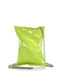 Anya Hindmarch | Yellow Crisp Packet Convertible Clutch | Lyst