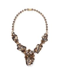 Erickson Beamon | Metallic 'temporal Schism' Glitter Crystal Necklace | Lyst