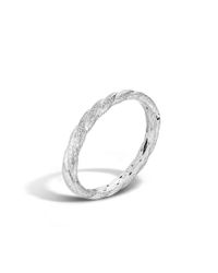 John Hardy | Metallic Classic Chain Medium Hinged Bangle | Lyst