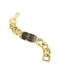 Marc By Marc Jacobs - Metallic Link To Katie Id Standard Supply Bracelet - Lyst