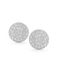 Dana Rebecca | Metallic Lauren Joy Medium Earring In White Gold | Lyst