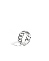 John Hardy | Metallic Classic Chain Round Link Band Ring | Lyst