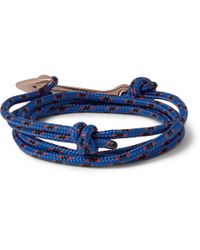 miansai rope plated anchor bracelet gold
