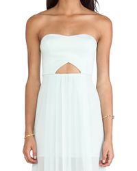 maxi bcbgmaxazria bcbgeneration cutout dress