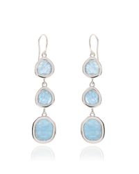 Monica Vinader | Blue Siren Wire Cocktail Earrings | Lyst