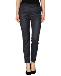Dolce & Gabbana Gray Casual Trouser