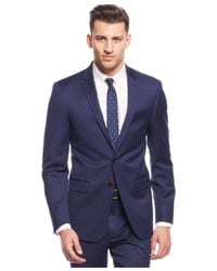 Dkny New Navy Chino Extra Slim Fit Suit In Blue For Men Lyst