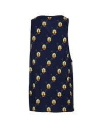 ELEVEN PARIS Blue Vest for men