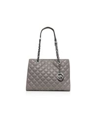 MICHAEL Michael Kors | Gray Susannah Medium Tote | Lyst