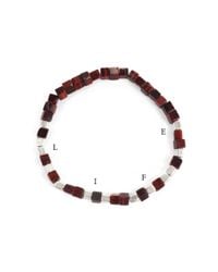 Lulu Frost - Red *new* ''life'' Morse Bracelet for Men - Lyst