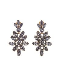 Oscar de la Renta | Blue Navette Earrings | Lyst