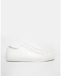 aldo white leather sneakers