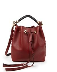 Chloé | Brown Gala Leather Bucket Bag | Lyst