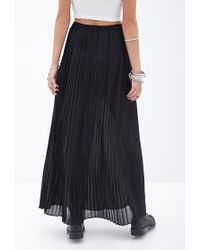 maxi chiffon pleated forever skirt