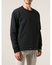 drawstring hem sweatshirt