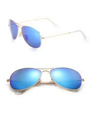 Ray-Ban | Blue New Classic 59mm Aviator Sunglasses | Lyst