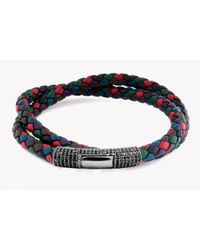 Tateossian | Multicolor Double Wrap Multi-double Pave Bracelet for Men | Lyst