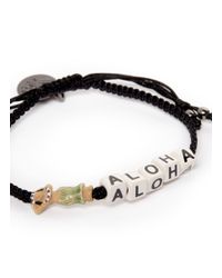 Venessa Arizaga | Black 'aloha' Bracelet | Lyst