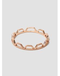 Grace Lee - Metallic Beaded Trapezoid Eternity Ring 14k Gold - Lyst