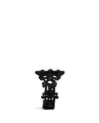 Ela Stone | Black 'dentelle' Lace Filigree Ring | Lyst