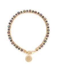 Astley Clarke | Metallic 'Cosmos' 18K Gold Peacock Pearl Spinel Friendship Bracelet - Golden Curiosity | Lyst