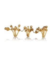 Erickson Beamon | White 'stratosphere' Faux Pearl Ring | Lyst